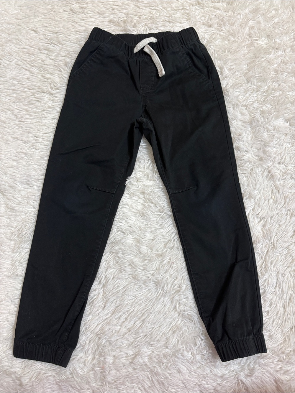 Cat & Jack Black Jogger Cotton Pants Size 5T Boys